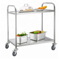 Round Tube Room Service Food Transport Cart Trolley